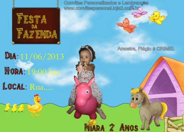 Convite Fazenda