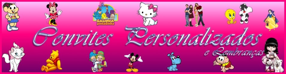 Convites Personalizados e Lembranças
